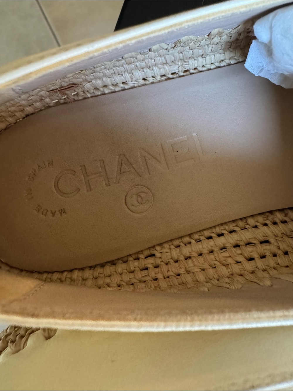 CHANEL CC Raffia Espadrilles - Picture 8 of 12